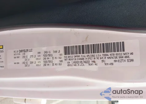 2009 Jeep Wrangler Unlimited X z USA, uszkodzony, nr VIN 1J4GA39109L746222